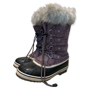 Sorel Youth Joan of Arctic Waterproof Suede Winter Boots 5